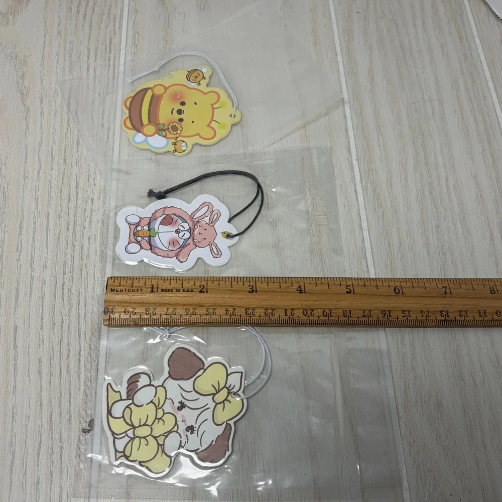 Anime Kawaii Stationery Lot Notepads Car Air Fresheners Stickers Bear Taiyaki